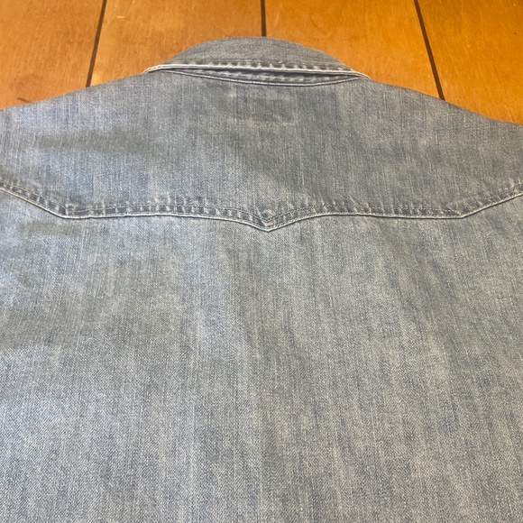 Denim Button-Up Shirt - Picture 15 of 16